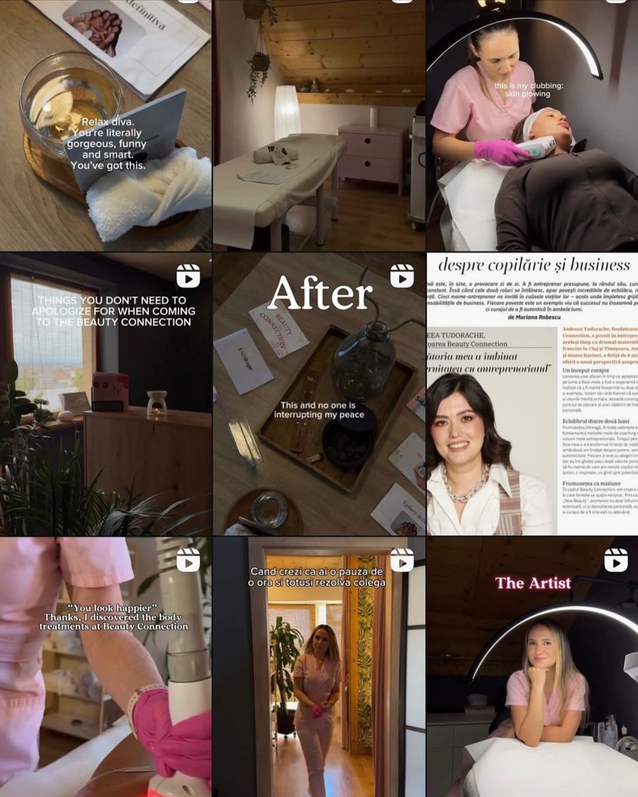 Beauty Connection, feed Instagram după