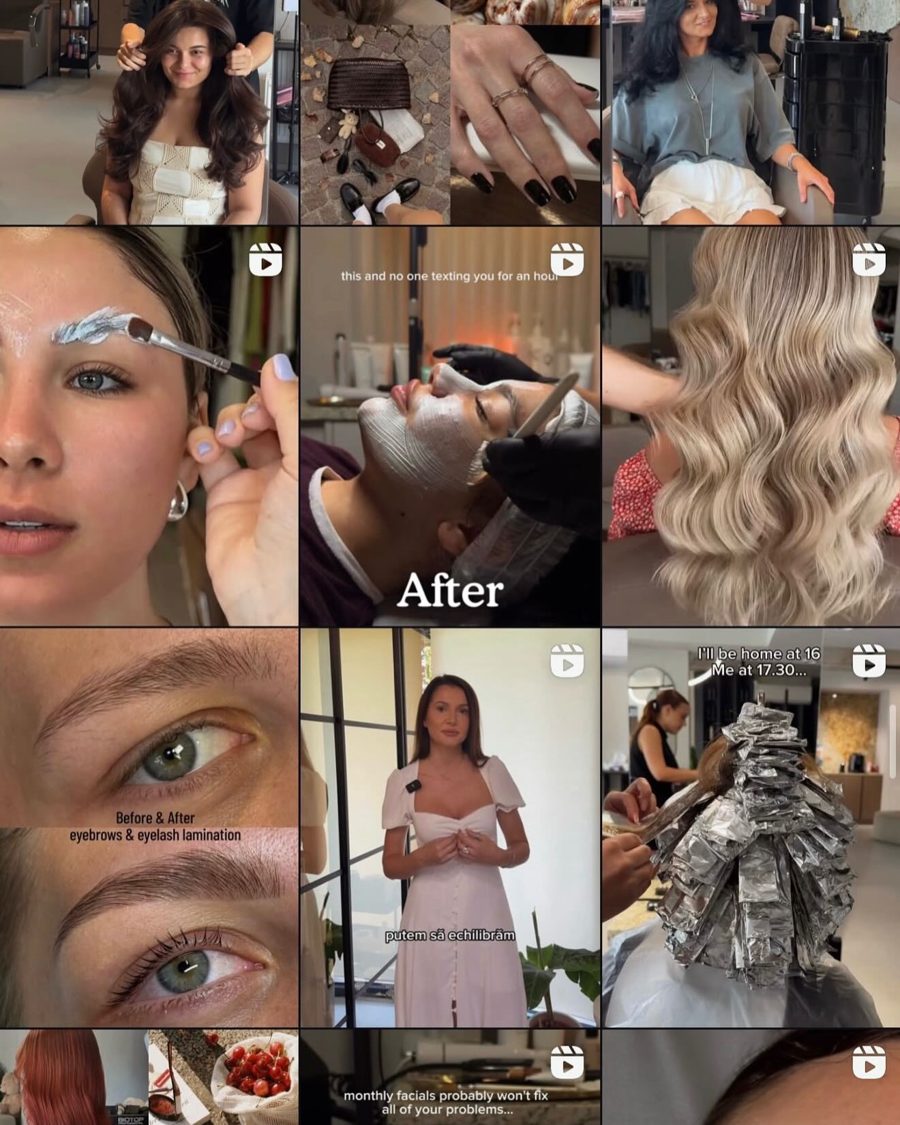 My Place Salon, feed Instagram după
